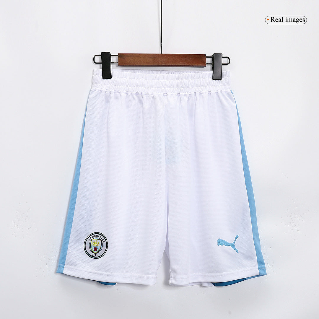 Manchester City Home Soccer Shorts 2023/24 Top Soccer Jerseys Store