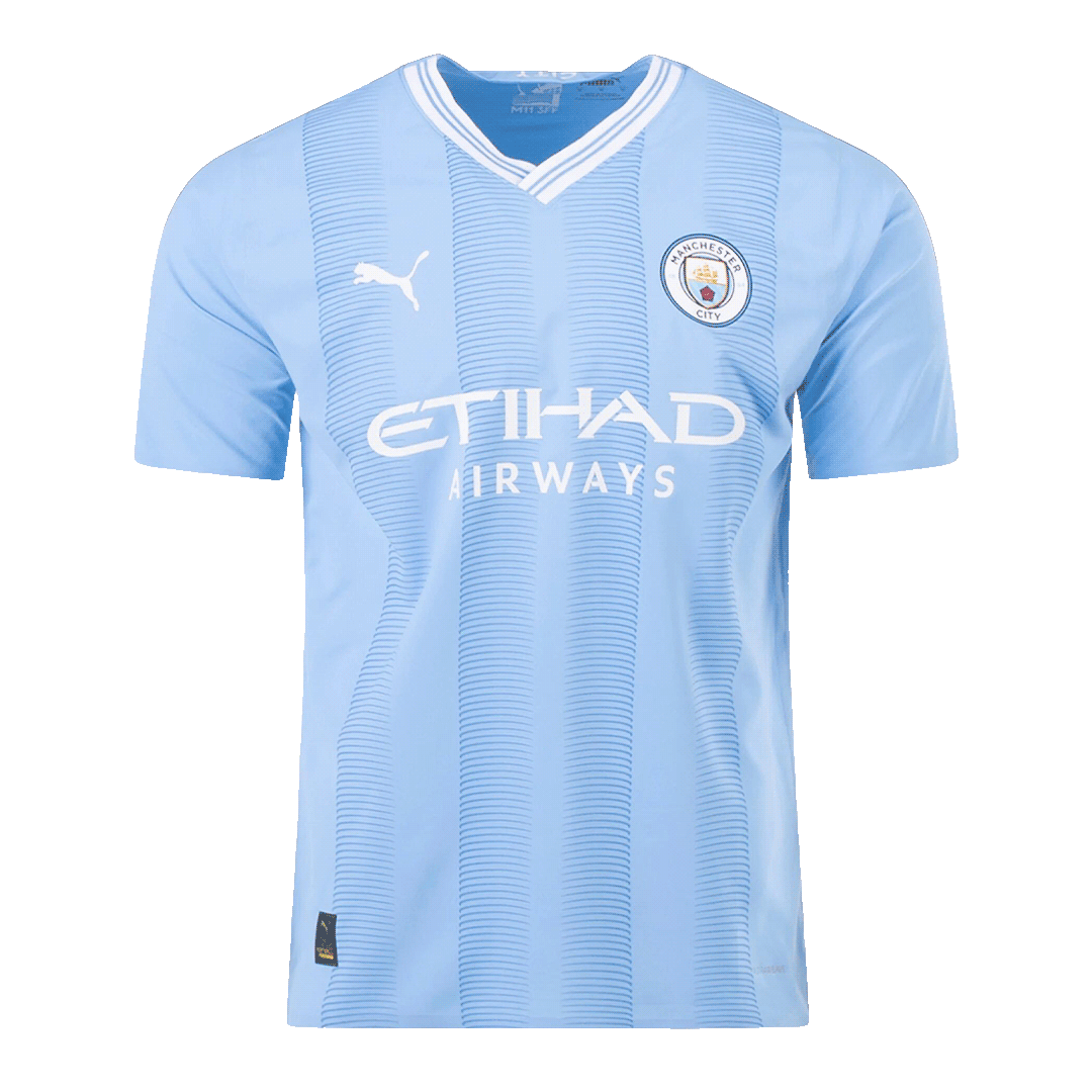 Player Version Manchester City Home  Soccer Jersey 2023/24 Top Soccer Jerseys Store