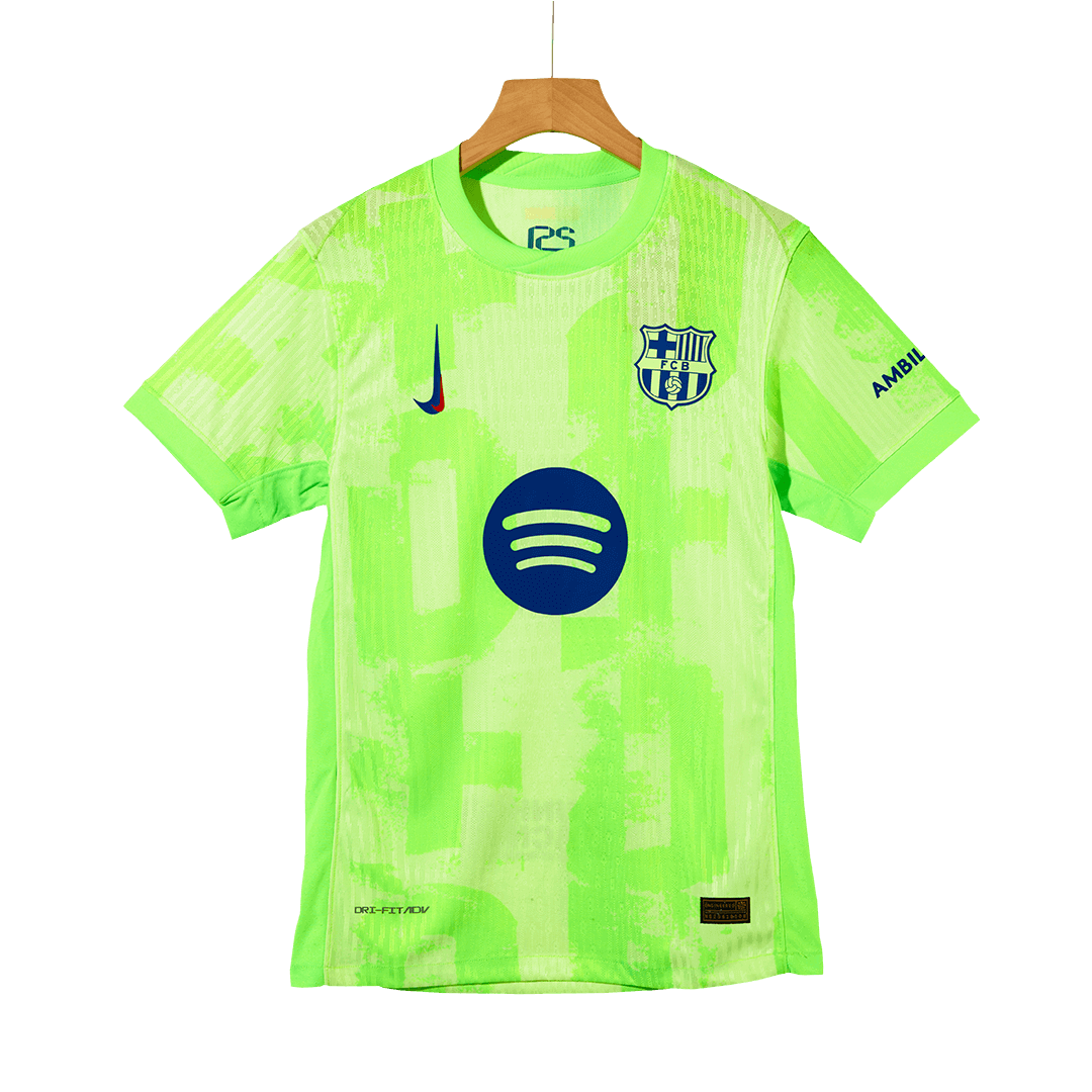 Player Version Barcelona Third Away  Soccer Jersey 2024/25-?Spotify Logo Without Text? Top Soccer Jerseys Store