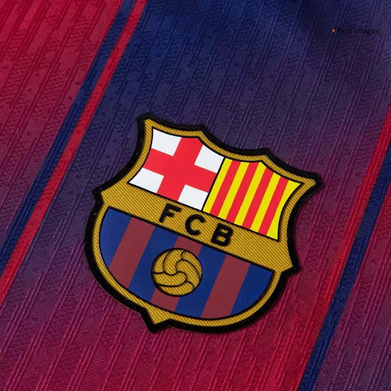 Player Version LAMINE YAMAL #10 Barcelona Home Soccer Jersey 2025/26- Kopa Trophy Edition