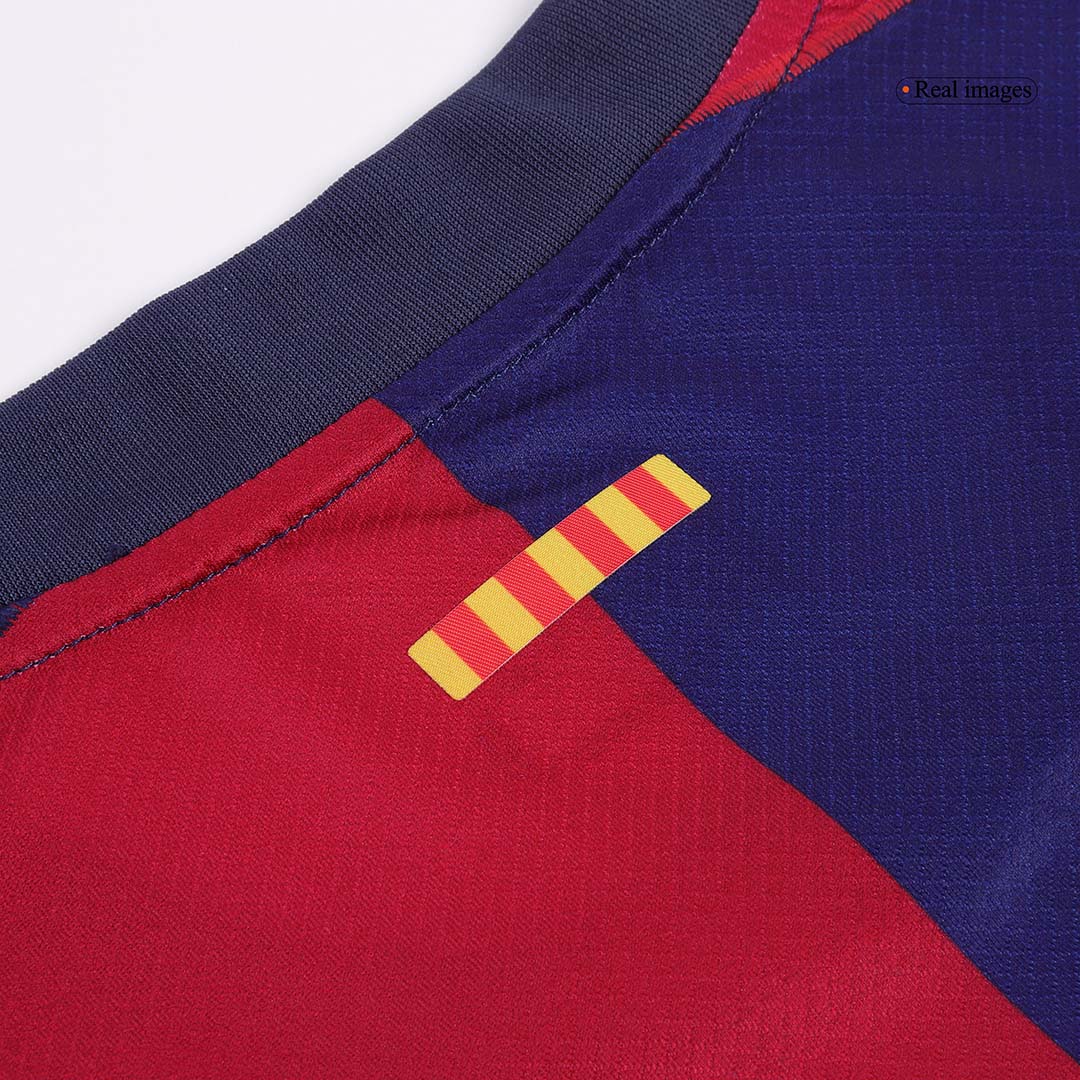 LEWANDOWSKI #9 Barcelona Home  Soccer Jersey 2024/25- Spotify Logo Without Text Top Soccer Jerseys Store