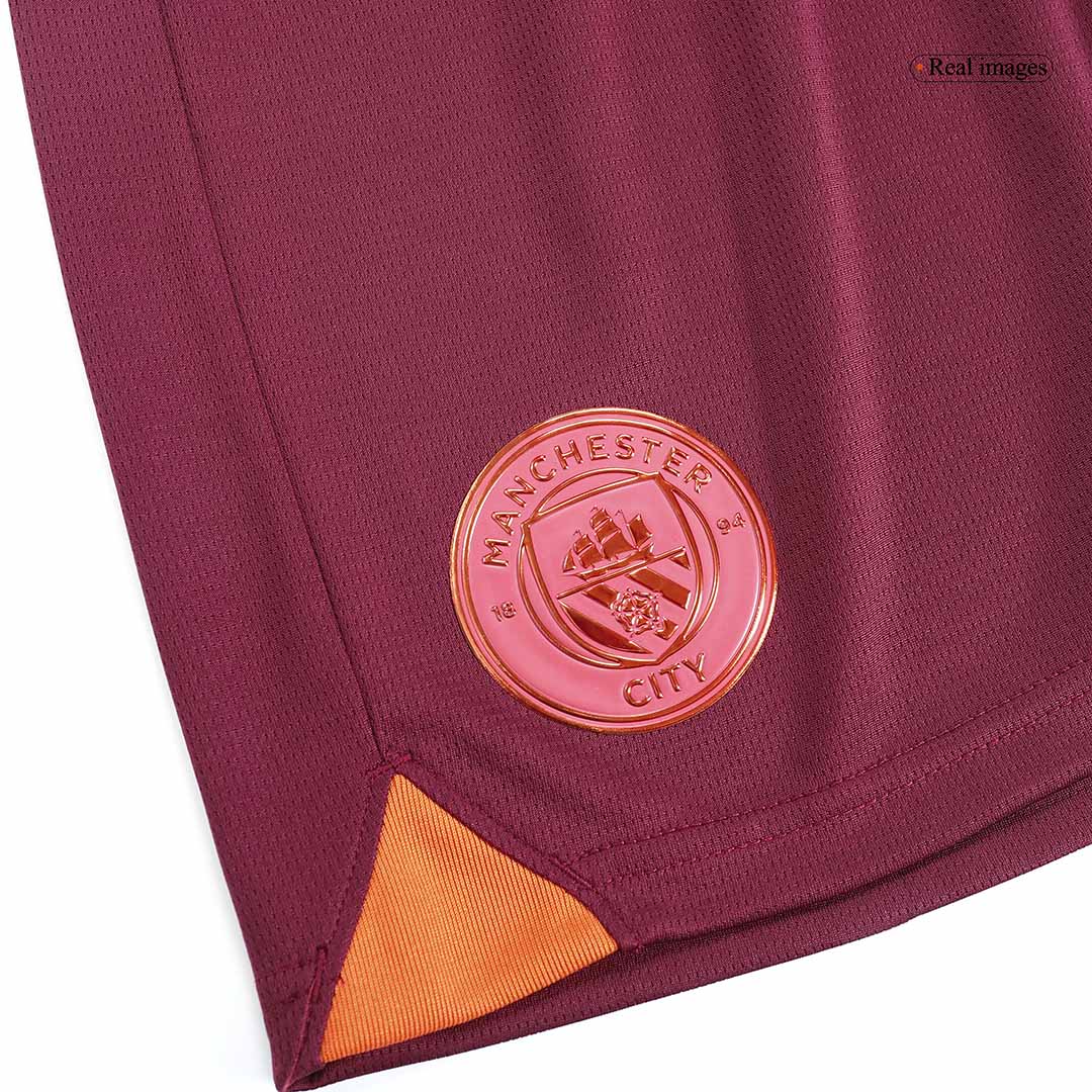 Manchester City Away Soccer Shorts 2023/24 Top Soccer Jerseys Store