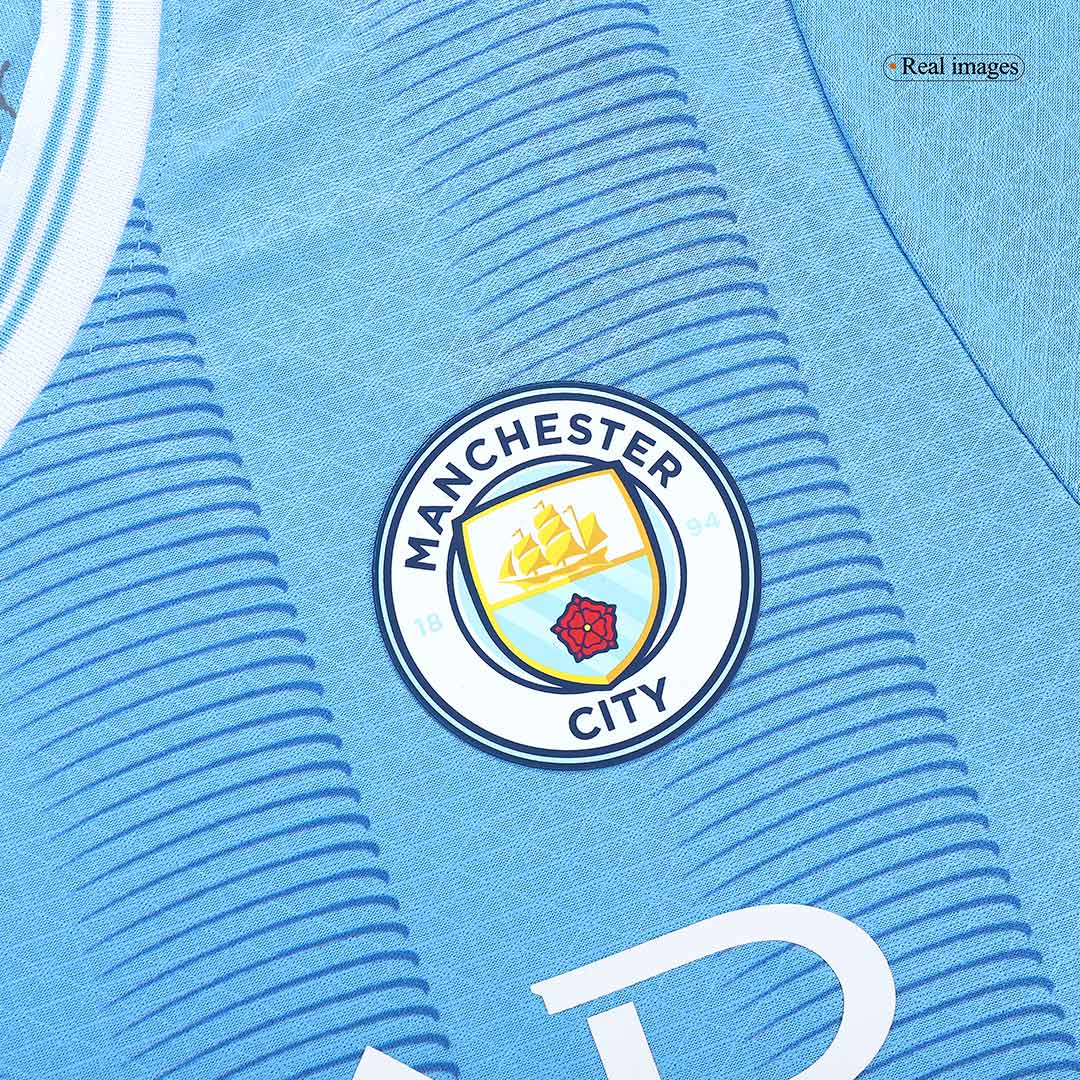 Player Version HAALAND #9 Manchester City Home  Soccer Jersey 2023/24 Top Soccer Jerseys Store