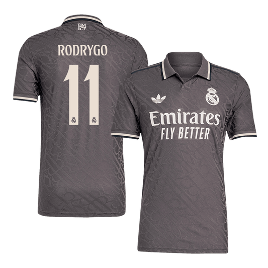 Player Version RODRYGO #11 Real Madrid Third Away  Soccer Jersey 2024/25 Top Soccer Jerseys Store