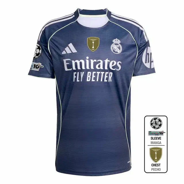 Real Madrid Away Soccer Jersey 2025/26 Top Soccer Jerseys Store