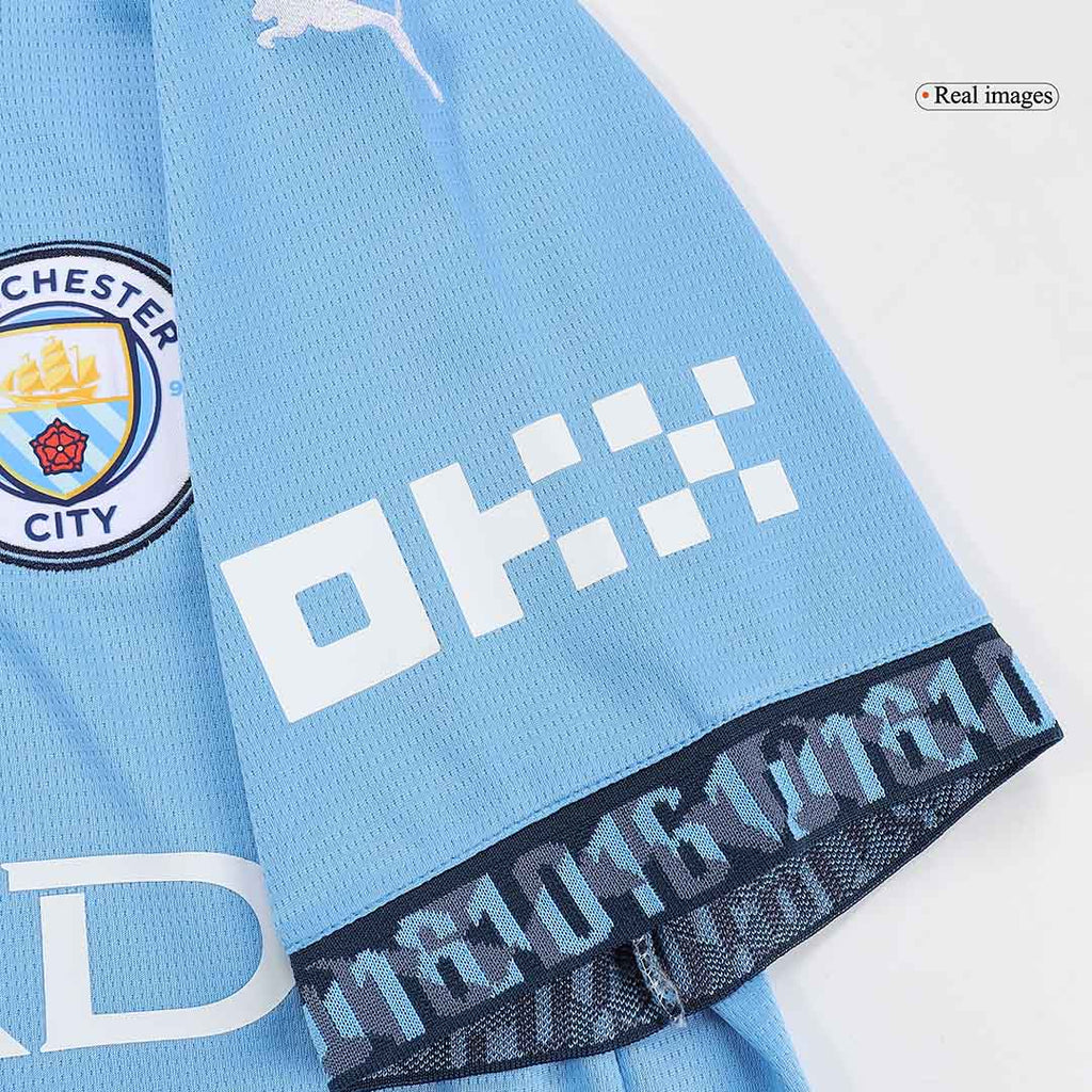 HAALAND #9 Manchester City Home  Soccer Jersey 2024/25 - UCL Top Soccer Jerseys Store