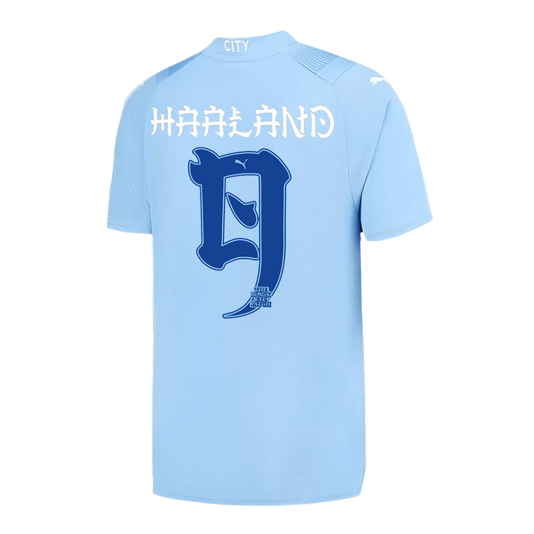 HAALAND #9 Manchester City Japanese Tour Printing Home  Soccer Jersey 2023/24 Top Soccer Jerseys Store
