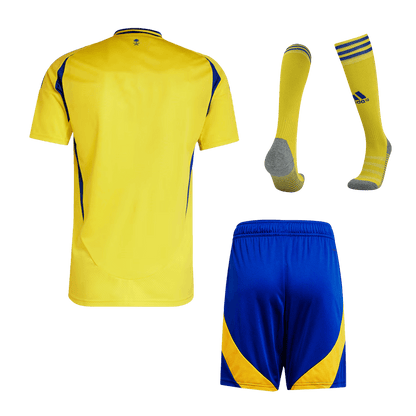Al Nassr Home  Soccer Jersey Kit(Jersey+Shorts+Socks) 2024/25 Top Soccer Jerseys Store