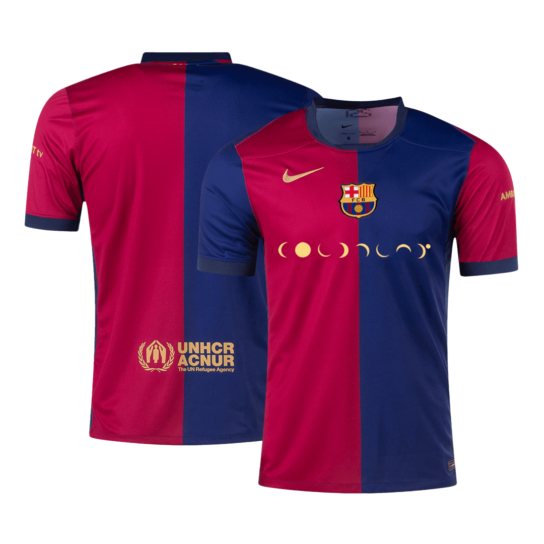Barcelona Home  Soccer Jersey 2024/25 - COLDPLAY Top Soccer Jerseys Store