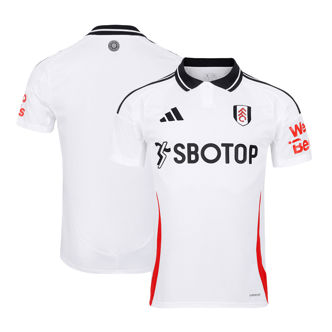 Fulham Home  Soccer Jersey 2024/25 Top Soccer Jerseys Store