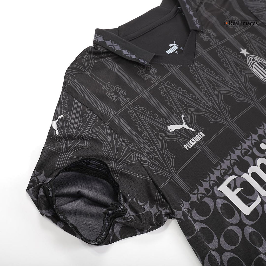 AC Milan X Pleasures Fourth Away  Soccer Jersey 2023/24 Top Soccer Jerseys Store