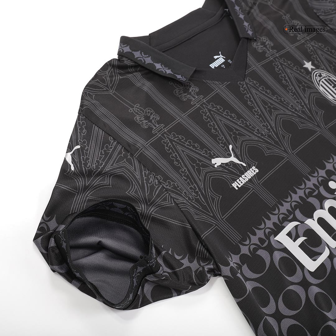 AC Milan X Pleasures Fourth Away  Soccer Jersey 2023/24 Top Soccer Jerseys Store