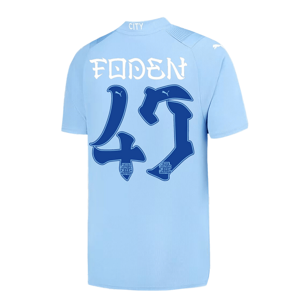 FODEN #47 Manchester City Japanese Tour Printing Home  Soccer Jersey 2023/24 Top Soccer Jerseys Store