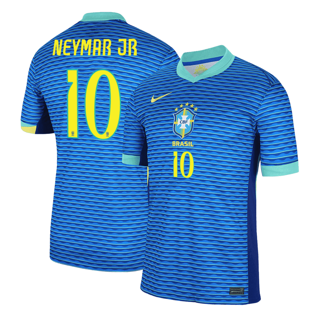 NEYMAR JR #10 Brazil Away  Soccer Jersey 2024 Top Soccer Jerseys Store