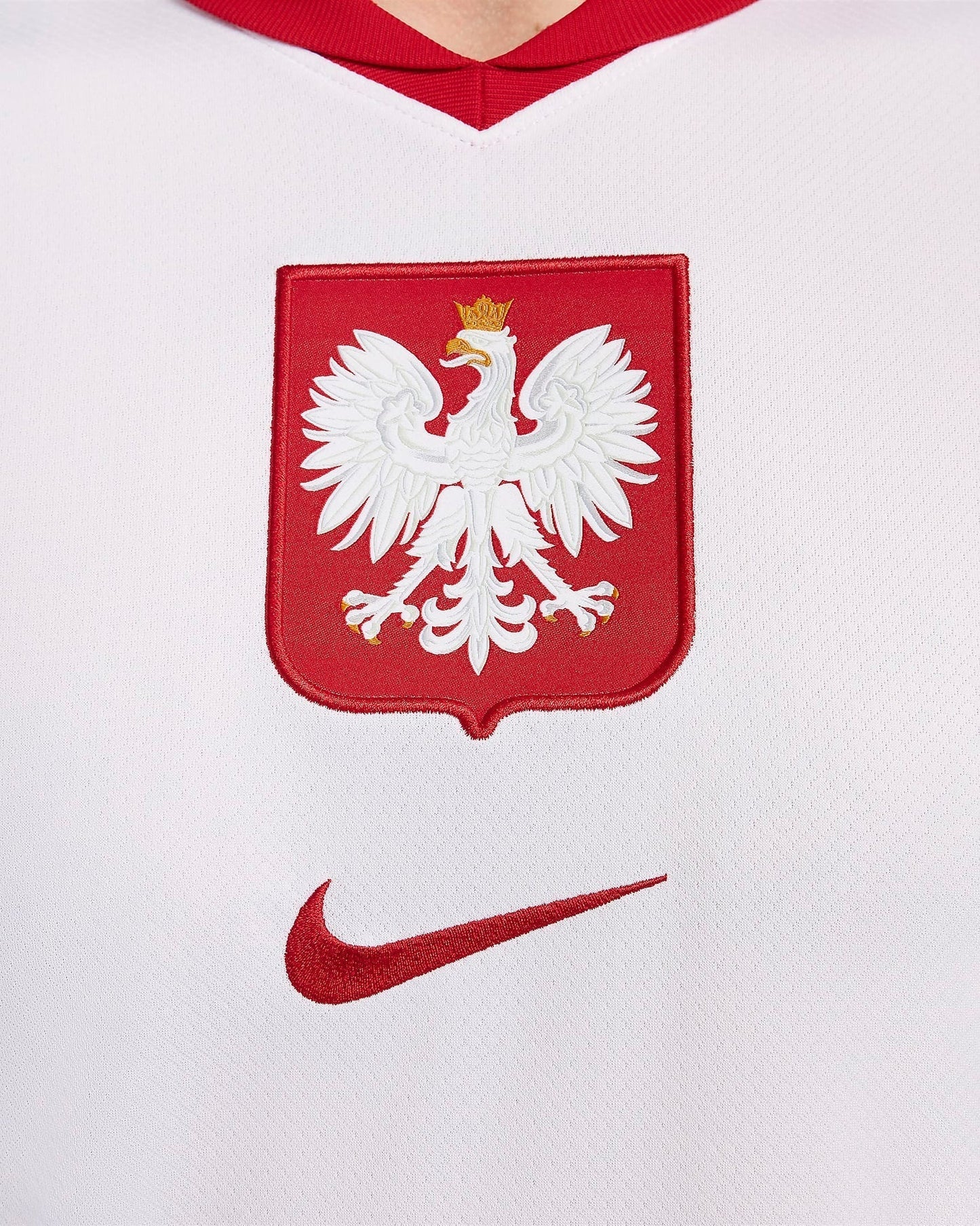 Poland Home Euro 2024 Soccer Jersey topsoccerjerseys.com