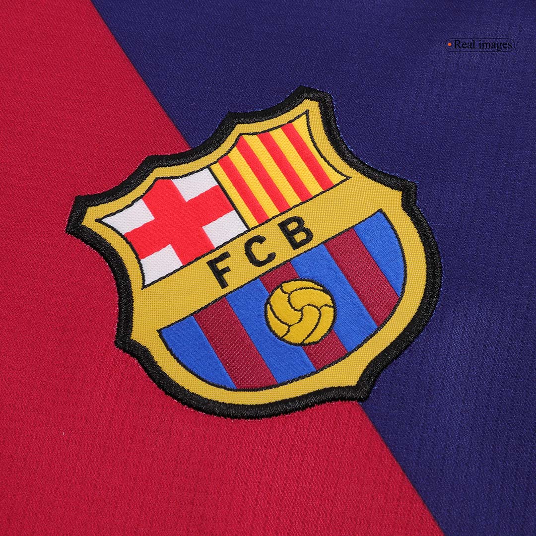 F.DE JONG #21 Barcelona Home  Soccer Jersey 2024/25- Spotify Logo Without Text Top Soccer Jerseys Store