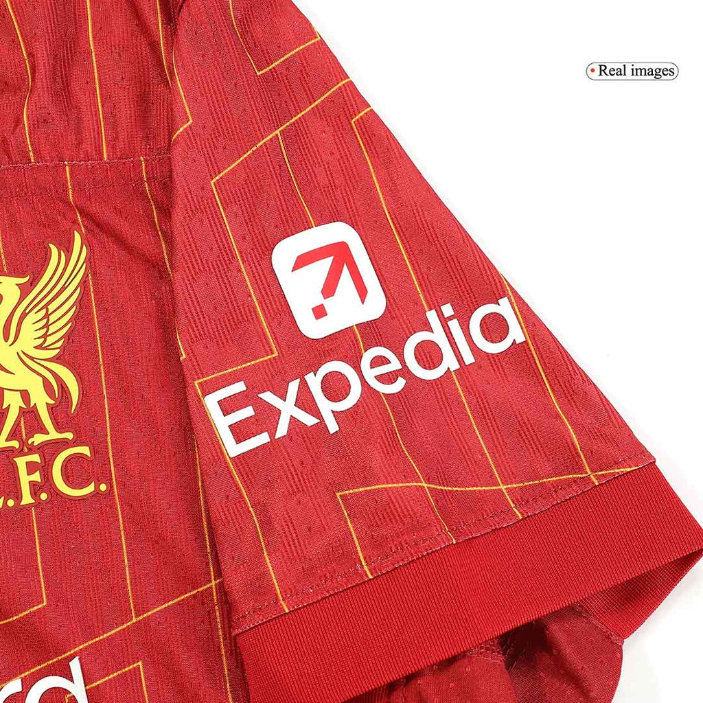 Player Version M.SALAH #11 Liverpool Home  Soccer Jersey 2024/25 Top Soccer Jerseys Store
