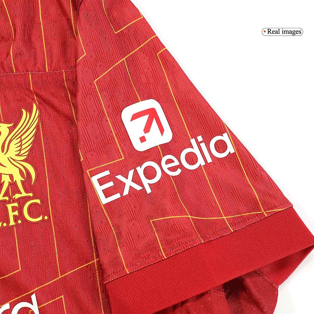 Player Version M.SALAH #11 Liverpool Home  Soccer Jersey 2024/25 Top Soccer Jerseys Store