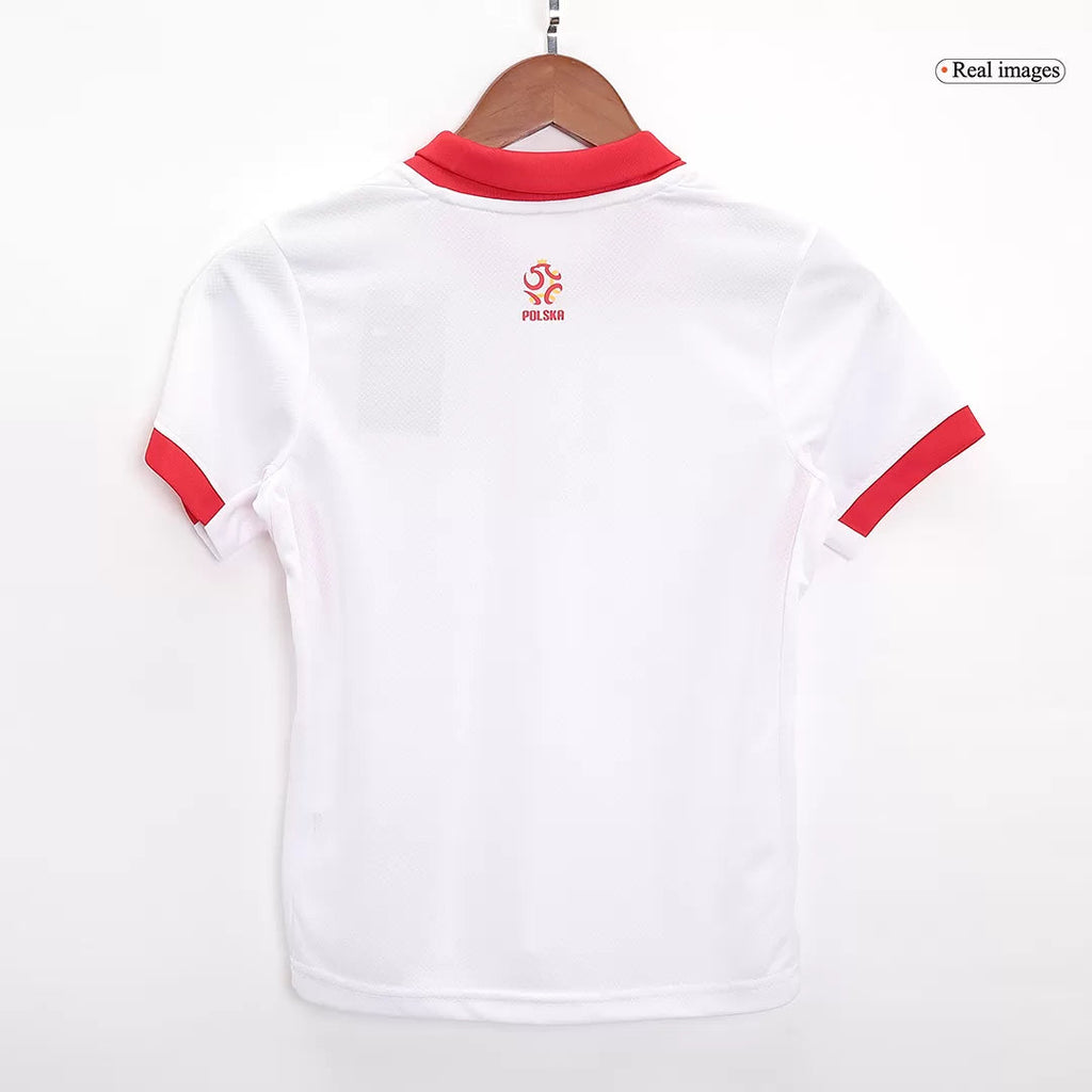 Dziecięce stroje piłkarskie Polska Home 2024 Top Koszulki Pilka Sklep