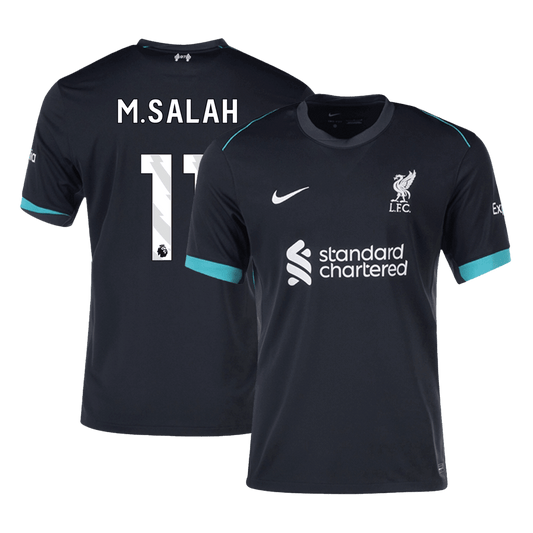 M.SALAH #11 Liverpool Away  Soccer Jersey 2024/25 Top Soccer Jerseys Store