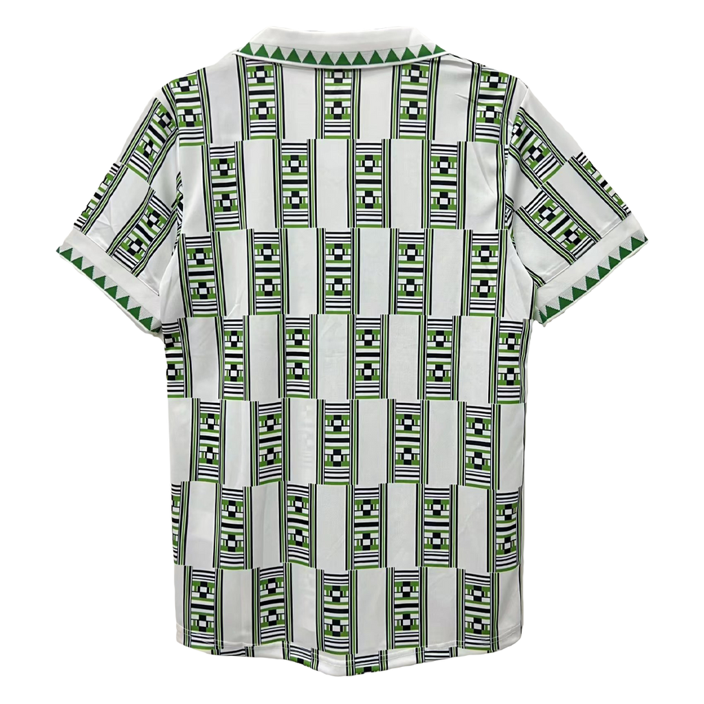 Retro 1994 Nigeria Away Soccer Jersey topsoccerjerseys.com