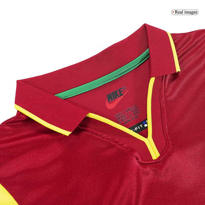 Portugal Home Retro Soccer Jersey 1999 Go Game Wear