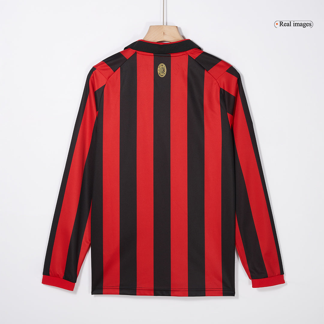 #125 AC Milan 125th Anniversary Long Sleeve  Soccer Jersey 2024/25 Top Soccer Jerseys Store
