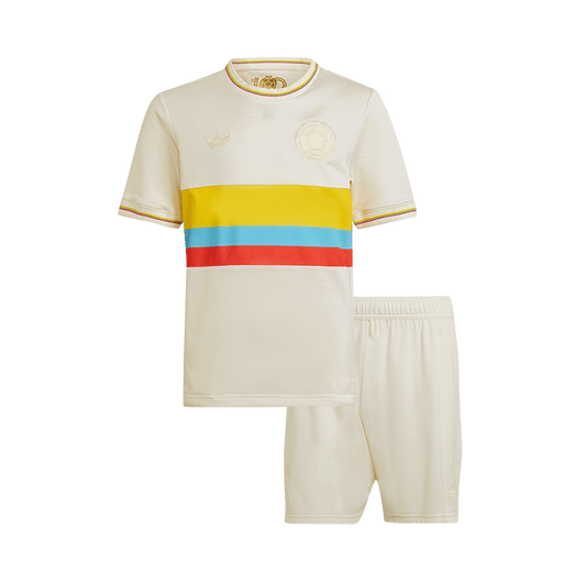 Kid's Colombia  Soccer Jersey Kit(Jersey+Shorts) 2024 - 100th Anniversary Top Soccer Jerseys Store