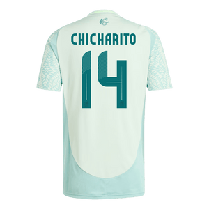 Men's Mexico CHICHARITO #14 Away Soccer Jersey Copa América 2024 Top Soccer Jerseys Store