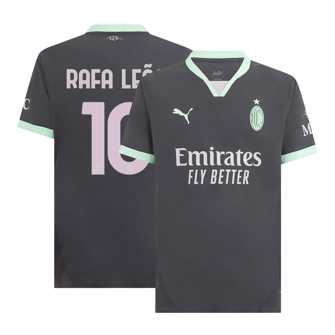 Player Version Rafael Leão #10 AC Milan Third Away  Soccer Jersey 2024/25 Top Soccer Jerseys Store