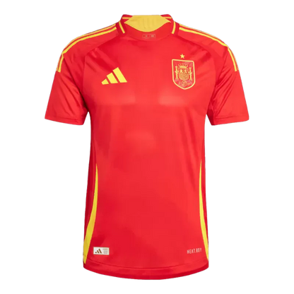 Player Version Spain Home Soccer Jersey Euro 2024 Go Game Wear