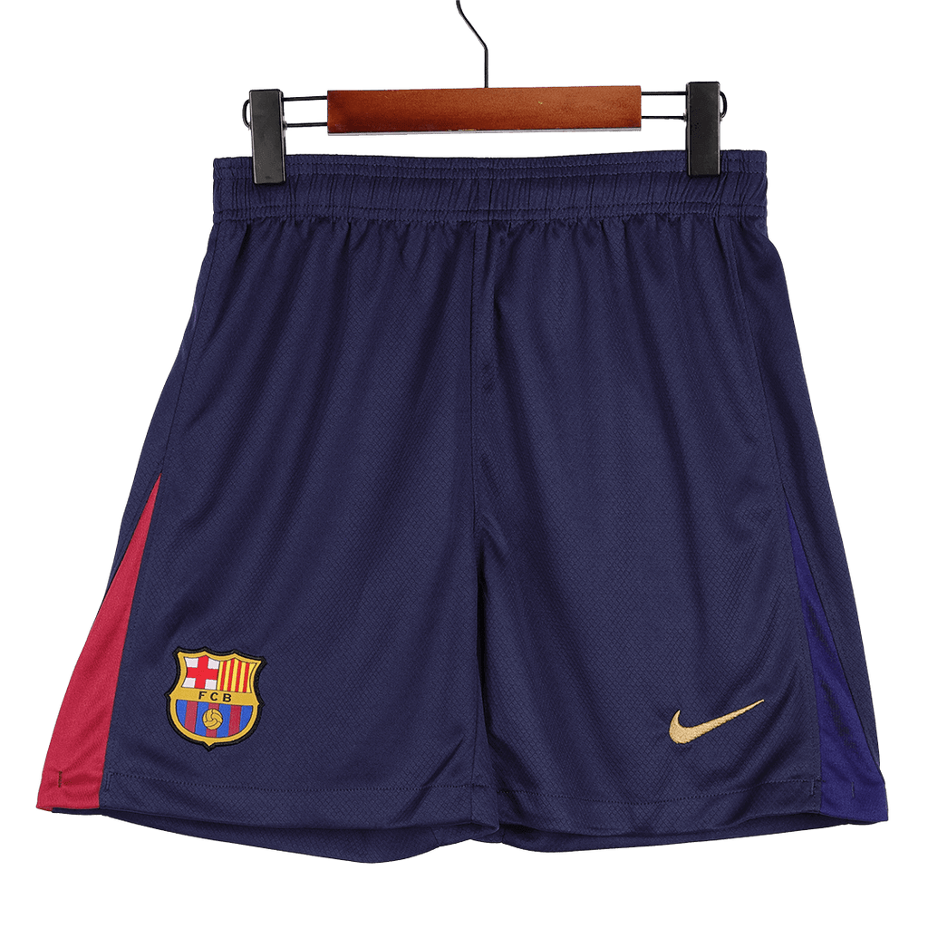 Barcelona Home Soccer Shorts 2024/25 Top Soccer Jerseys Store