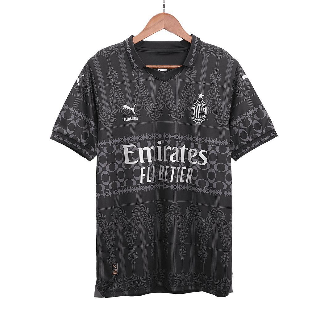 AC Milan X Pleasures Fourth Away  Soccer Jersey 2023/24 Top Soccer Jerseys Store
