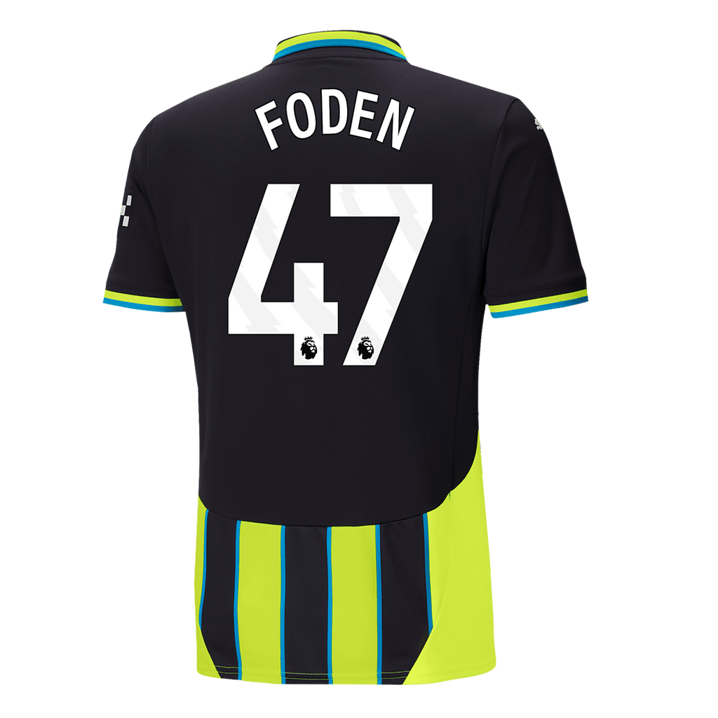 FODEN #47 Manchester City Away  Soccer Jersey 2024/25 Top Soccer Jerseys Store