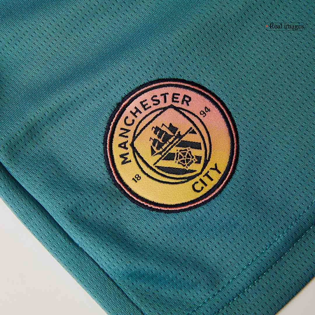 Manchester City Fourth Away Soccer Shorts 2024/25 - UCL Top Soccer Jerseys Store