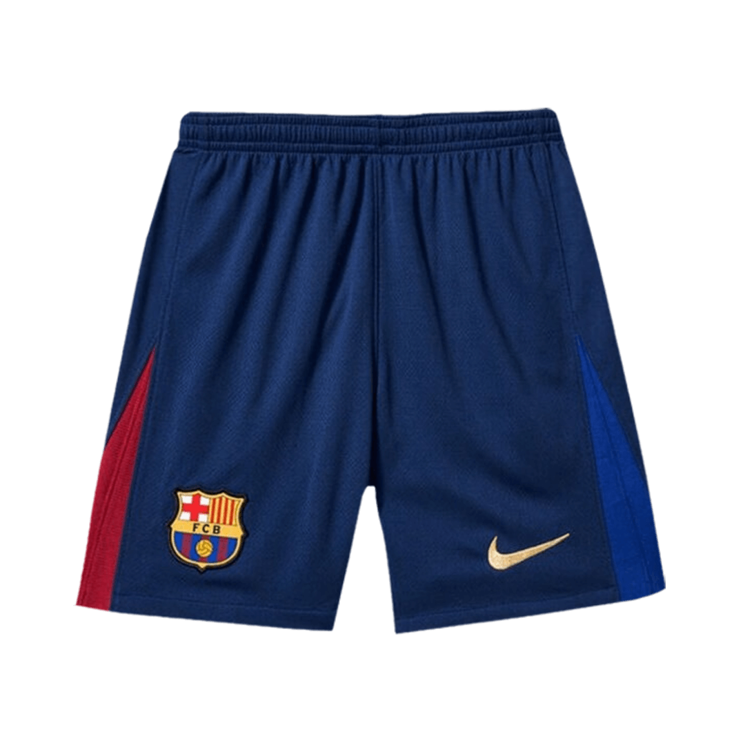 Barcelona Home Soccer Shorts 2024/25 Top Soccer Jerseys Store