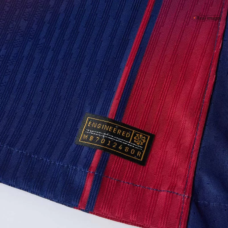 Player Version LAMINE YAMAL #10 Barcelona Home Soccer Jersey 2025/26- Kopa Trophy Edition