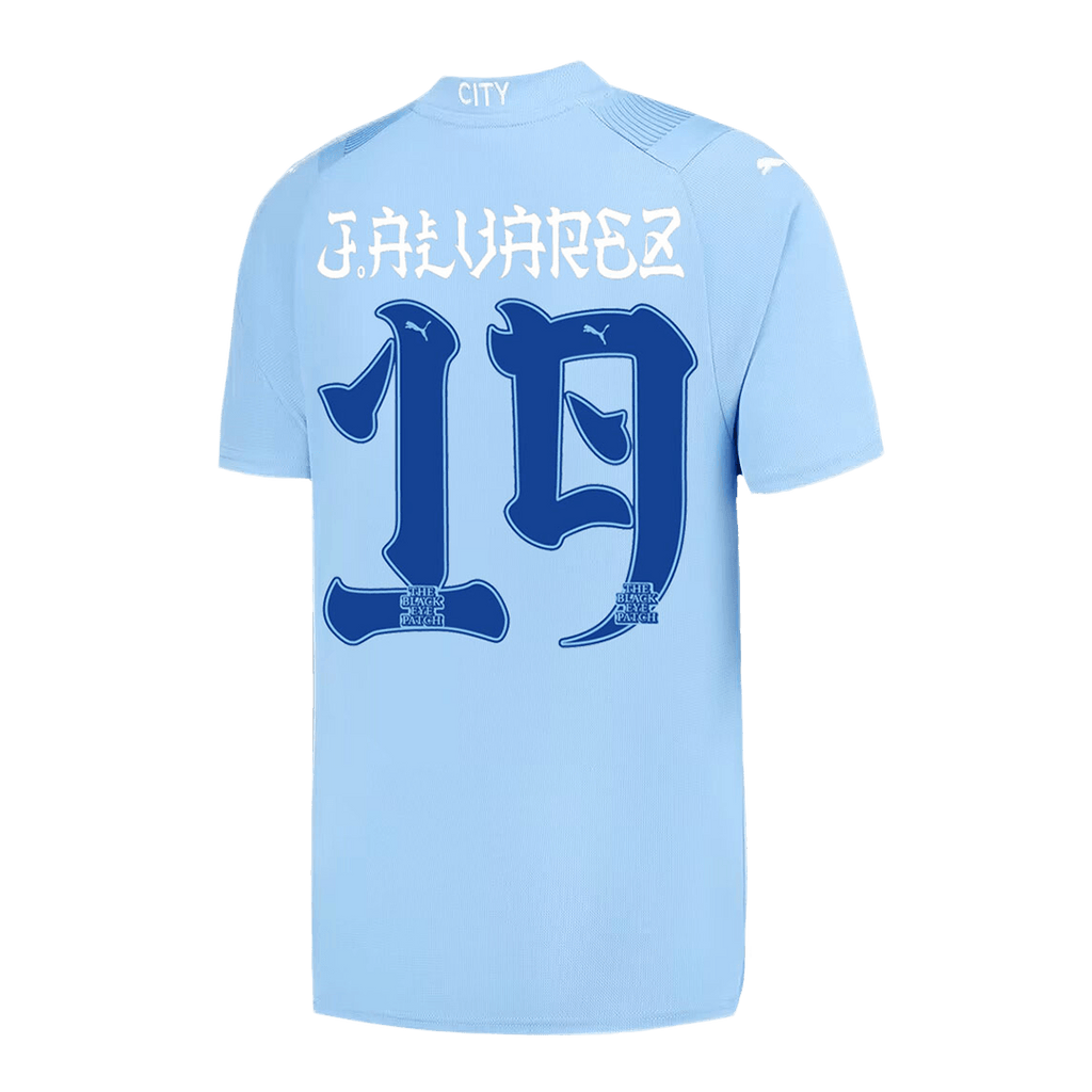 J.ALVAREZ #19 Manchester City Japanese Tour Printing Home  Soccer Jersey 2023/24 Top Soccer Jerseys Store