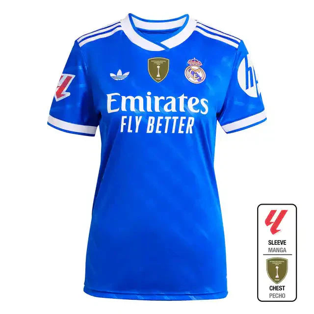 Women's Real Madrid Third Away Soccer Jersey 2025/26 Go Game Wear