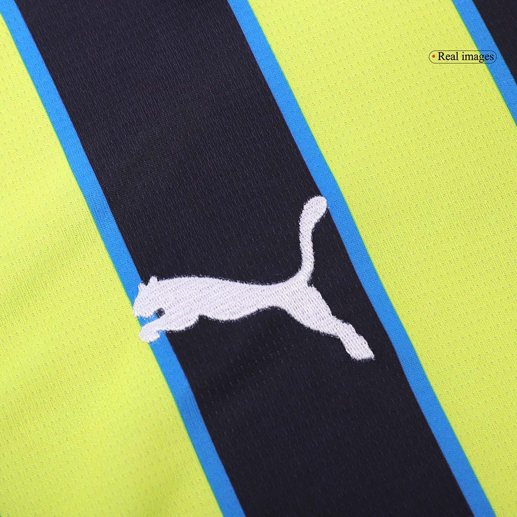 Manchester City Away  Soccer Jersey Kit(Jersey+Shorts+Socks) 2024/25 Top Soccer Jerseys Store
