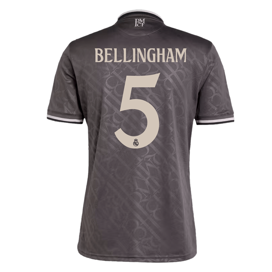 BELLINGHAM #5 Real Madrid Third Away  Soccer Jersey 2024/25 Top Soccer Jerseys Store