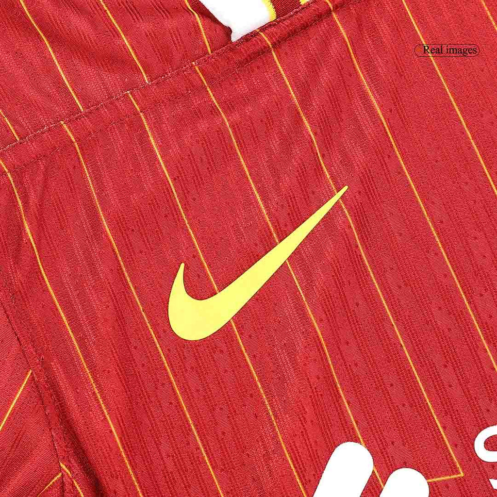 Player Version M.SALAH #11 Liverpool Home  Soccer Jersey 2024/25 Top Soccer Jerseys Store