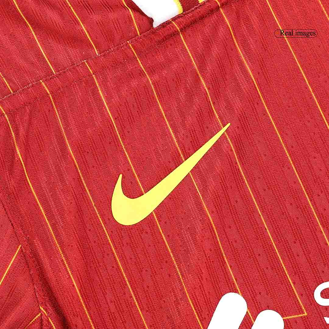 Player Version M.SALAH #11 Liverpool Home  Soccer Jersey 2024/25 Top Soccer Jerseys Store