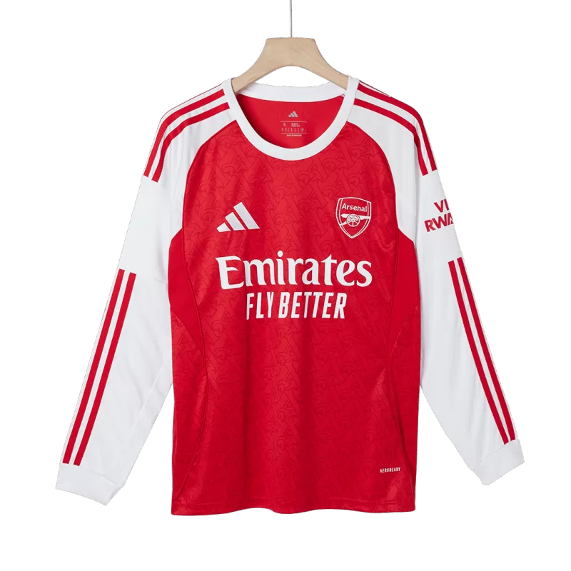 Arsenal Home Long Sleeve Soccer Jersey 2025/26