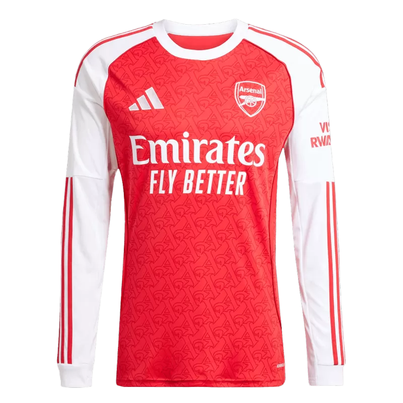 Arsenal Home Long Sleeve Soccer Jersey 2025/26