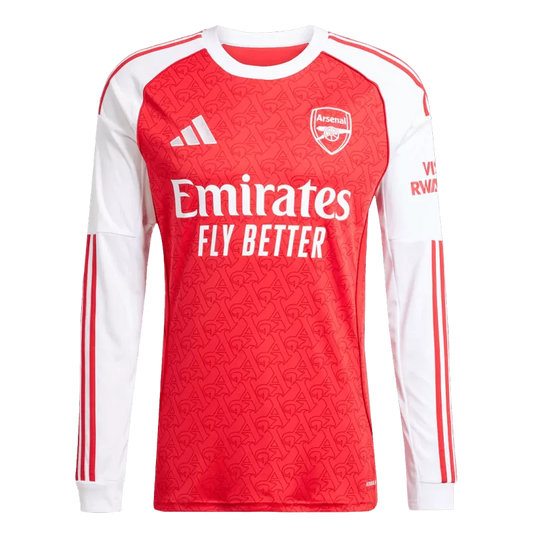 Arsenal Home Long Sleeve Soccer Jersey 2025/26