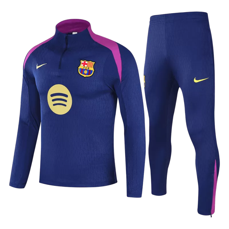 Barcelona 1/4 Zip Training Kit (Jacket + Pants) 2025/26 - Navy