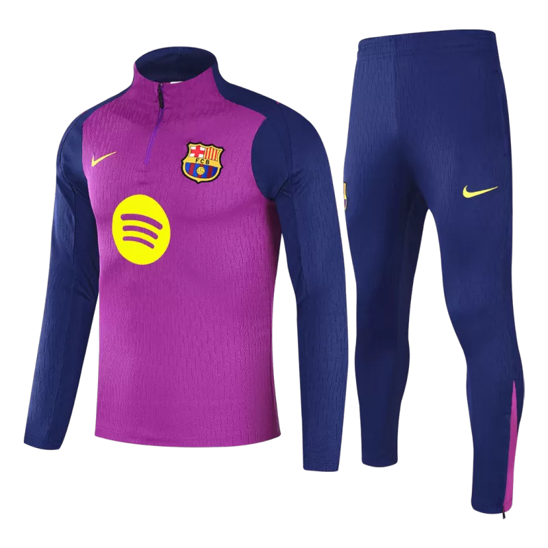 Barcelona 1/4 Zip Training Kit (Jacket + Pants) 2025/26 - Purple