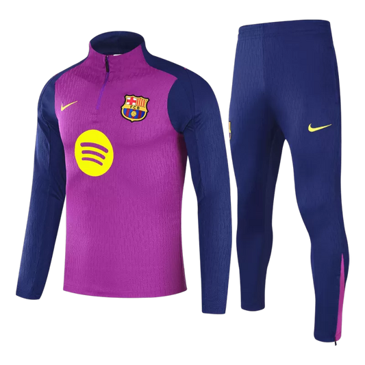 Barcelona 1/4 Zip Training Kit (Jacket + Pants) 2025/26 - Purple
