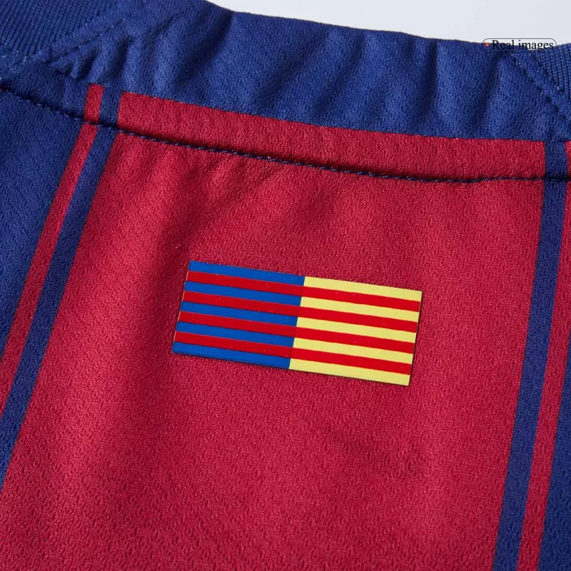 Barcelona Home Soccer Jersey Kit(Jersey+Shorts) 2025/26